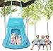 YOLEO Columpio con Tienda Infantil Nido, Columpio Tienda Colgante Impermeable,100 X130-180 cm