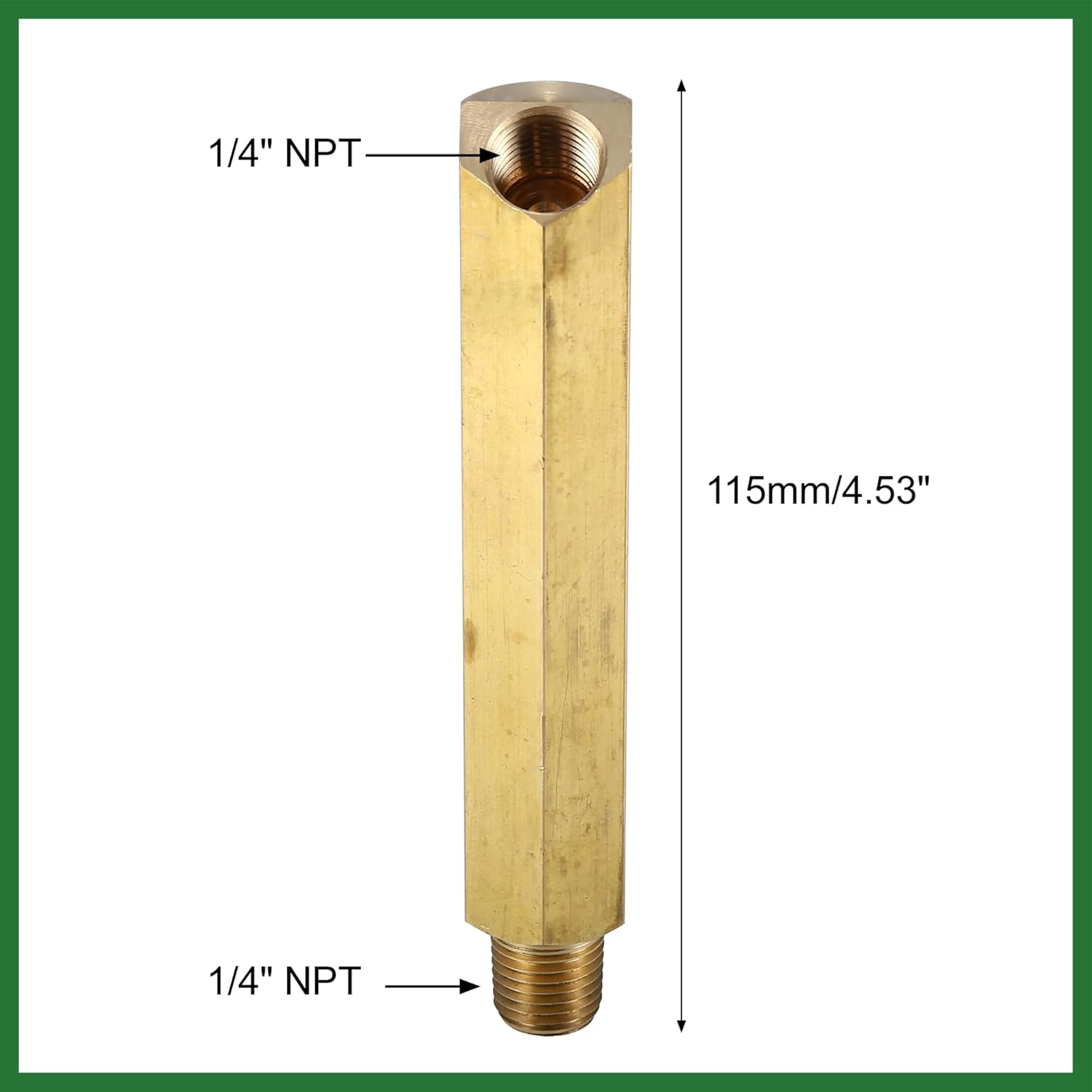 Motoforti Oil Pressure Gauge Extension 1/4" NPT for Ford 260 289 302 V8 Engine Long-lasting