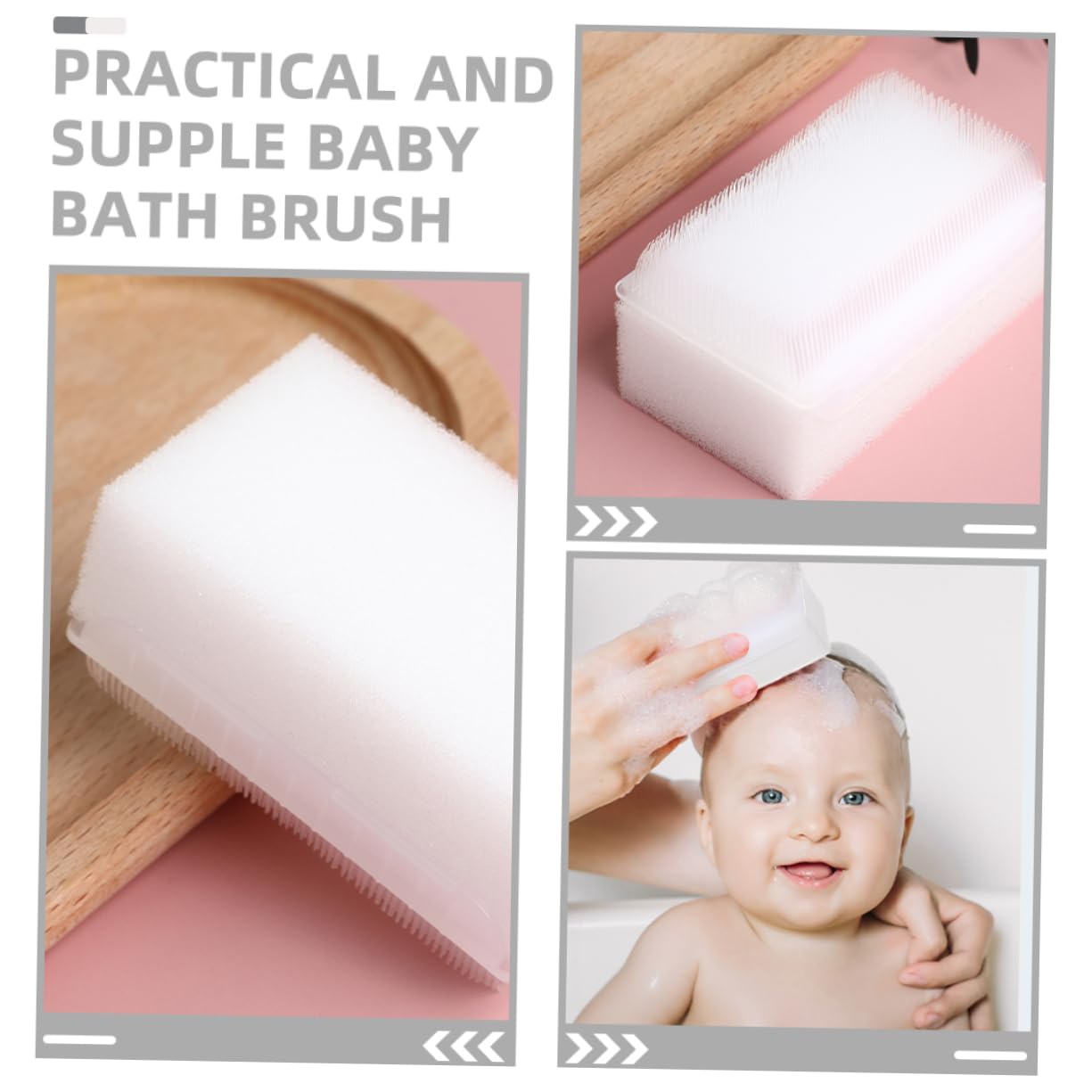 Angoily 5 series Dispositivo De Entrenamiento Sensorial Para Pequeños Para Cepillo Sensorial Para Bebés Cepillos De Enfoque Baño Para Cabeza Artículos 4 piezas x 5