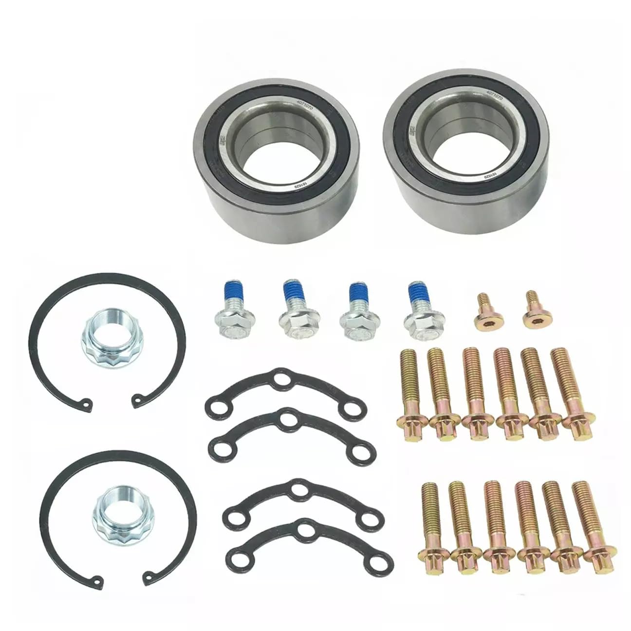 Hajus 4071070001 2x Radlagersatz Radlager Satz 2029800016 Hinten kompatibel mit Mercedes-Benz 124 C124 W124 190 W201 C-Klasse W202 S202 CLK C208 A208