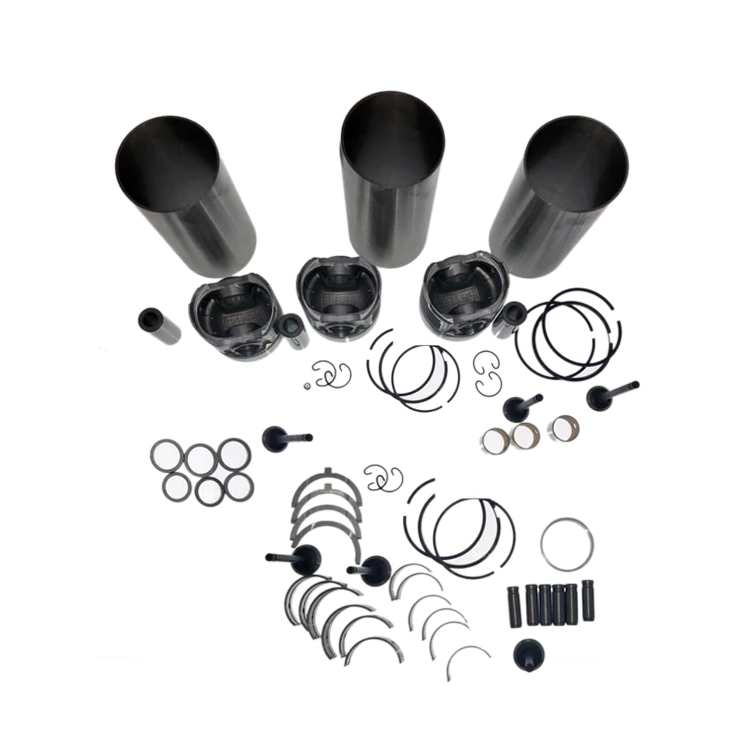 D722 Kit de reconstruction de révision compatible avec pelleteuse Kubota K008 K008-3 Tondeuse à tour ZD18 Zero Engine D722 Tracteur B7300HSD B7400HSD BX1800D BX1850D BX1860D