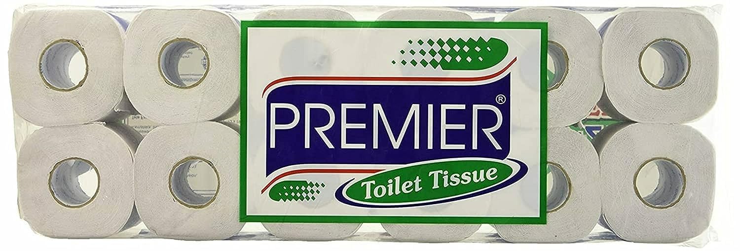 PremierR Toilet Tissue Paper Rolls, 2-Ply, 160 Pulls per Roll, Pack of 10 (1600 Pulls Total) (B0DFZ4299P) Amazon Price History, Amazon Price Tracker