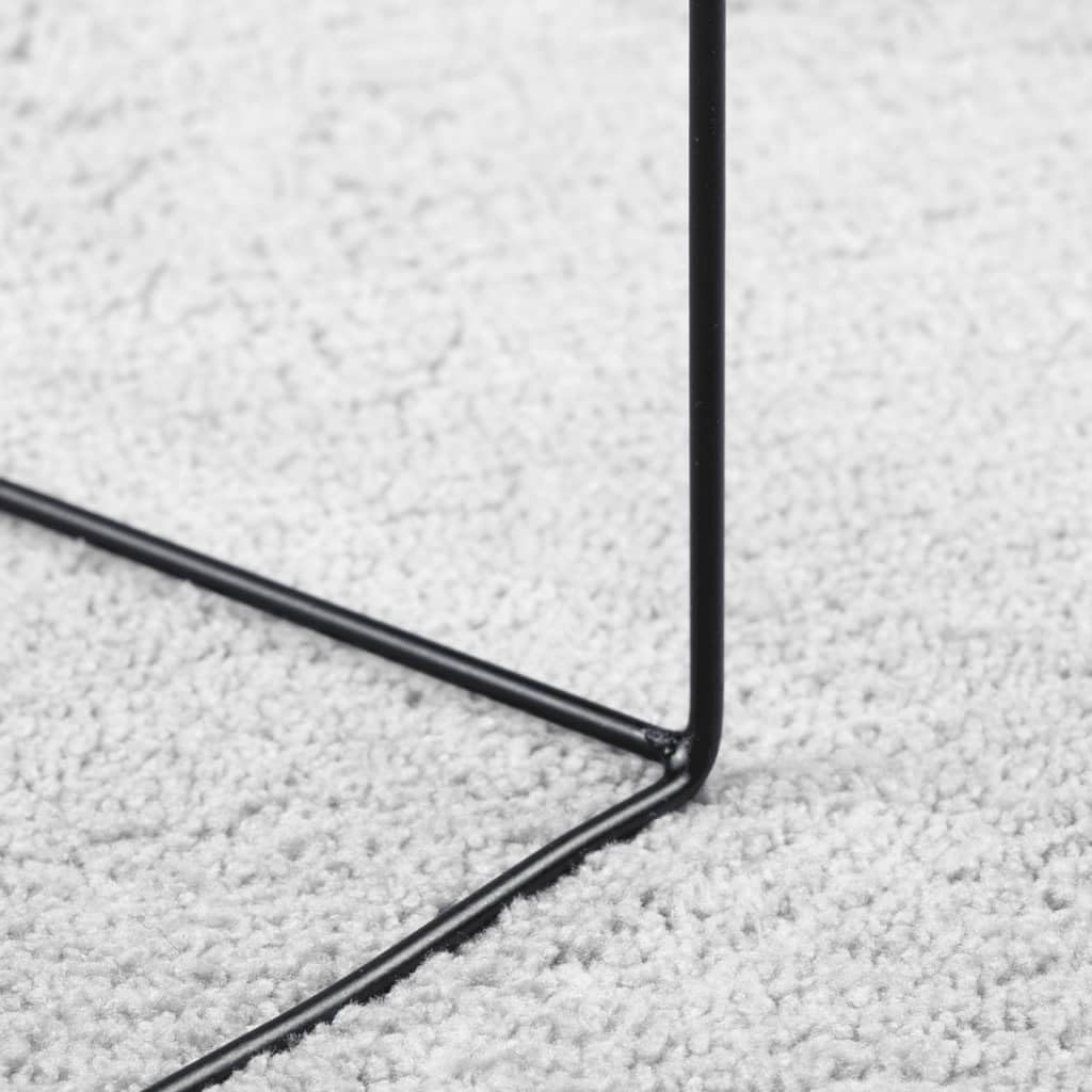 Tapis Oviedo à Poils Courts Gris 60x110 cm, Moelleux et Doux, idéal pour Salon, Chambre ou Bureau, Compatible Chauffage au Sol, décoration intérieure Moderne et cocooning