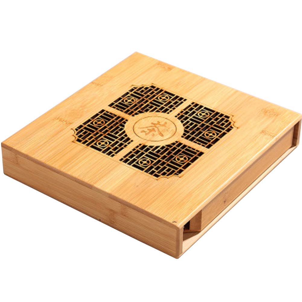 Plateau à thé Gongfu en bambou 57 cm le cadeau idéal pour amateur