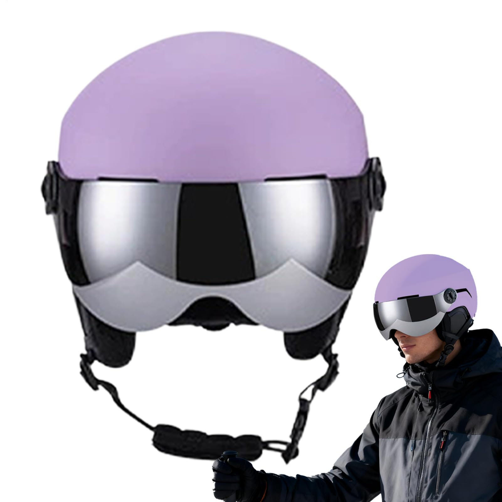 Snowboard lunettes ventilées chapeau équipement de snowboard