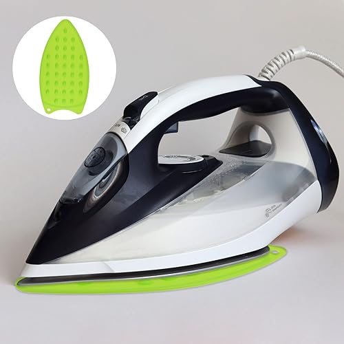 Miniatura 45 de HARFINGTON 2 almohadillas de silicona para planchar multiusos, resistente al calor, placa de descanso de hierro para tabla de planchar, resistente