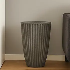 Vaso De Polietileno Para Plantas Coluna Romana 46 Cm Altura (CIMENTO)