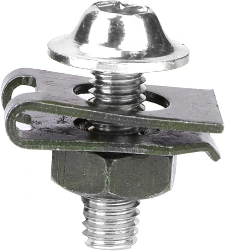 Miniatura 5 de Tornillos de carenado de motocicleta, 10 tornillos de cuerpo M5, kit de tornillos de cierre de velocidad de husillo, repuesto de tuerca para pernos