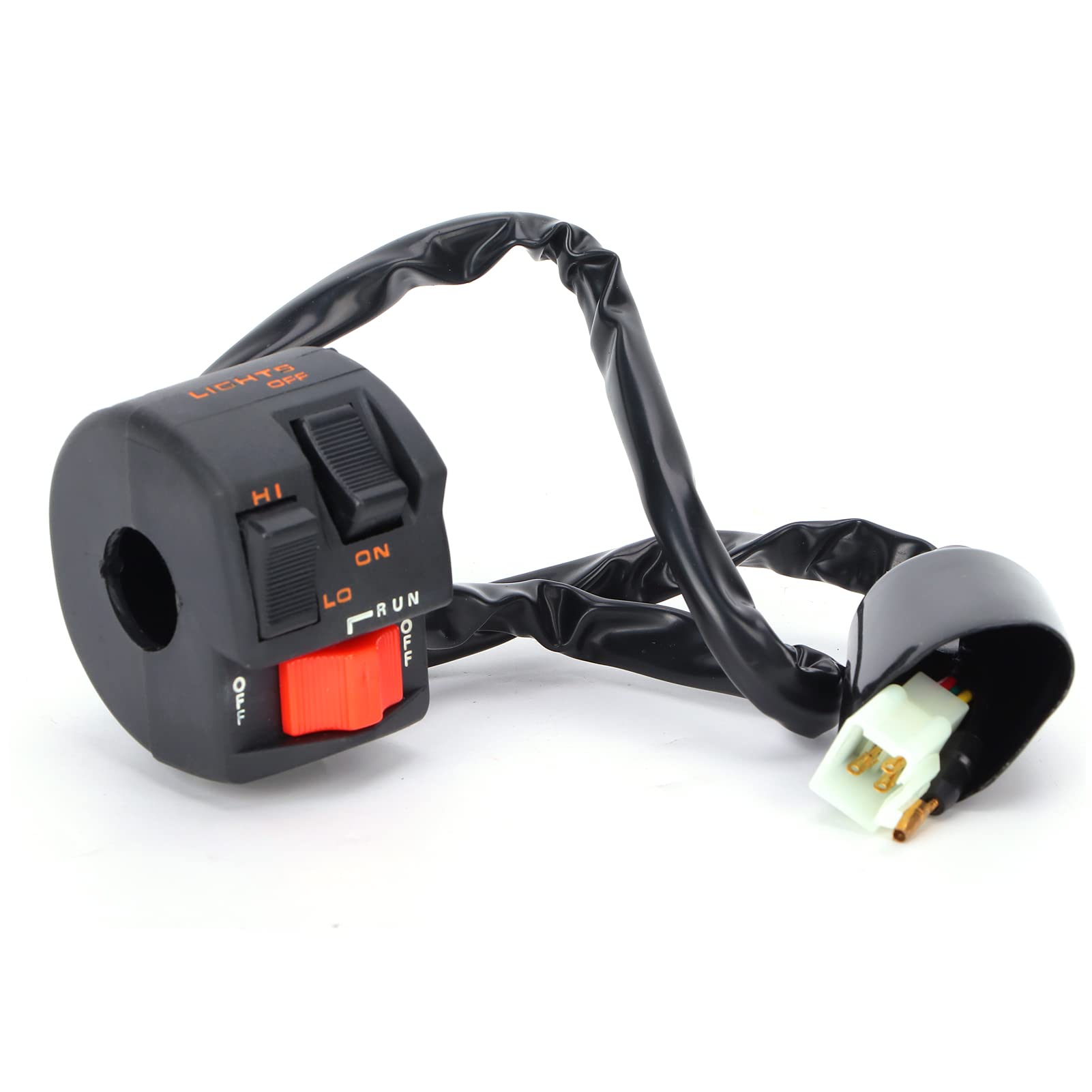 ATC Big Red Handlebar Switch Handlebar Switch Start/Kill/Stop/Headlight For Honda ATC250ES Big Red 250 1985-1987 | Left Side | Plug & Play | 1-Year Warranty Plug And Play Switch 1985 1987 - Foto 5