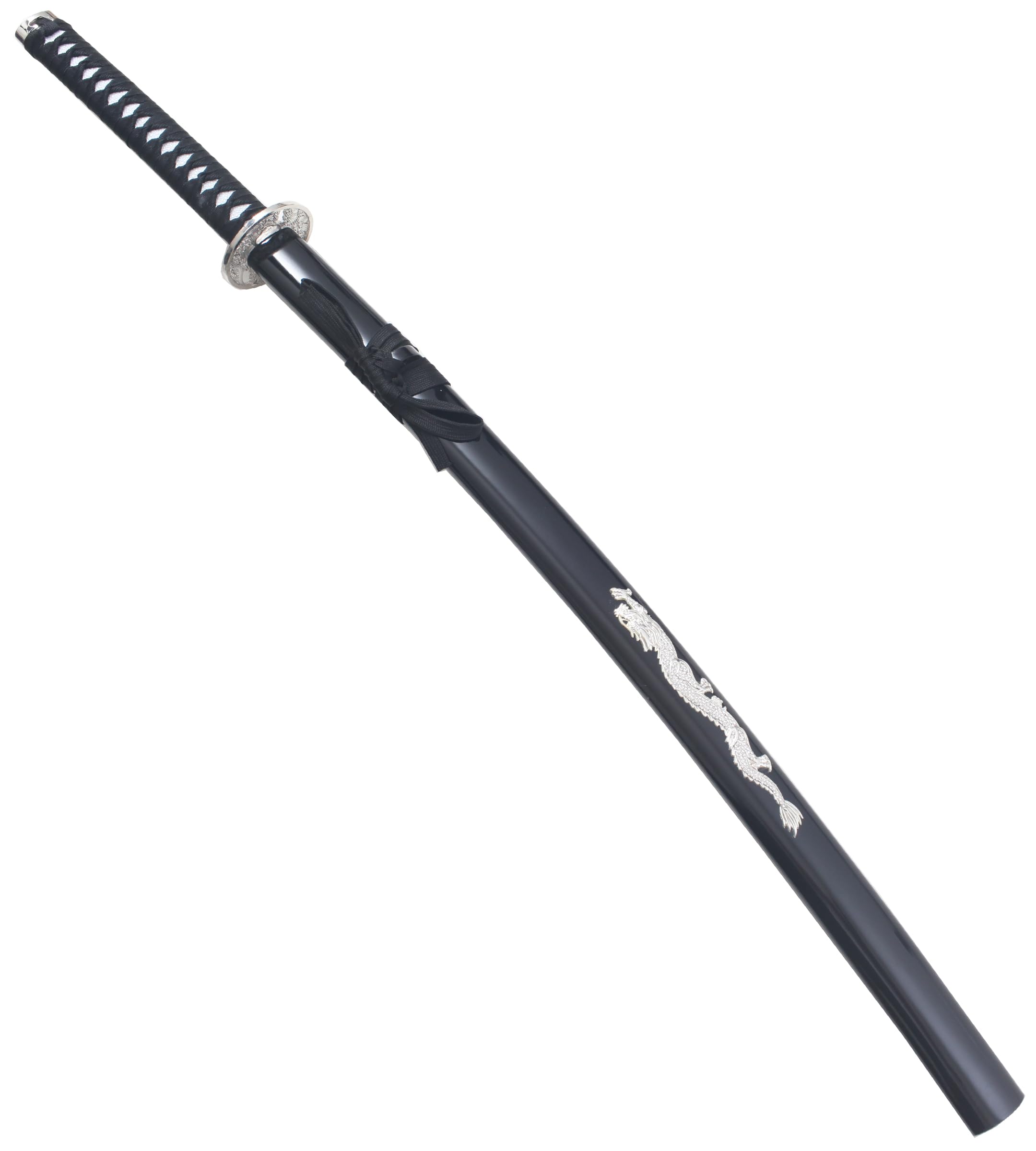Katana en Bois Lame en Bois Katana Dragon Epee Sabre Decoration Replique Katana Japonais Sabre Samourai