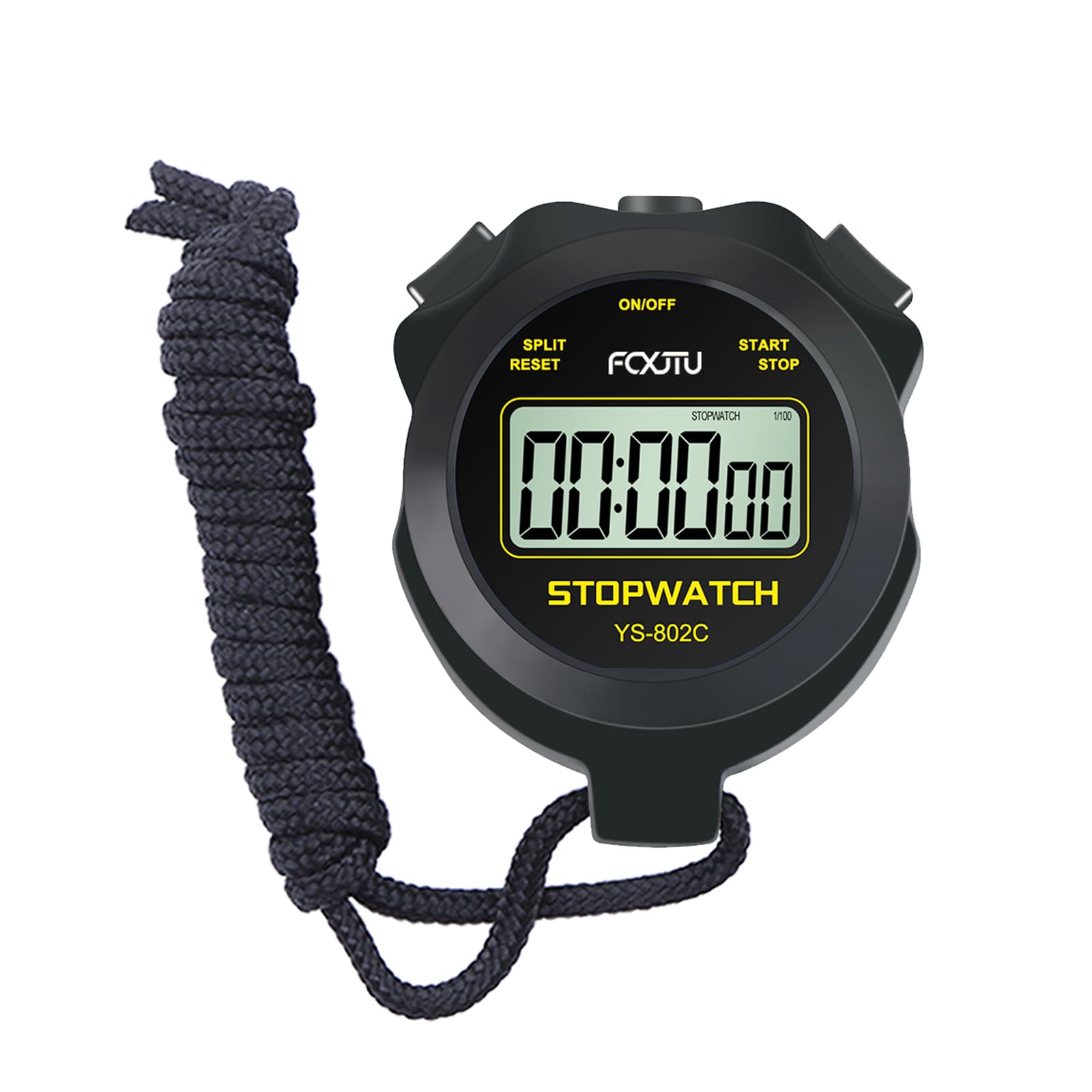Sponsored Ad - Digital Simple Stopwatch Timer, No Bells, No Alarm, Simple Basic Operation, Silent, Clear Display, ON/Off, Large Display for Swimming Running Training Kids Coaches Referees Teachers