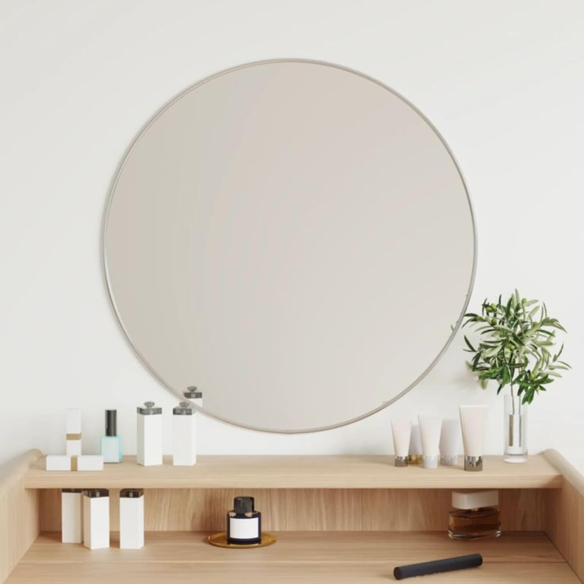 STYLE GLASS Specchio LED Rotondo VENERE 60cm Retroilluminato Per Bagno - 5