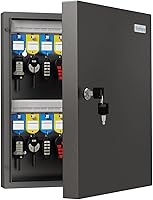 Vista 1 de Organizador de gabinete de 32 llaves, caja de seguridad, almacenamiento de seguridad para valets, hoteles, llaves de coche y casa, caja de llaves