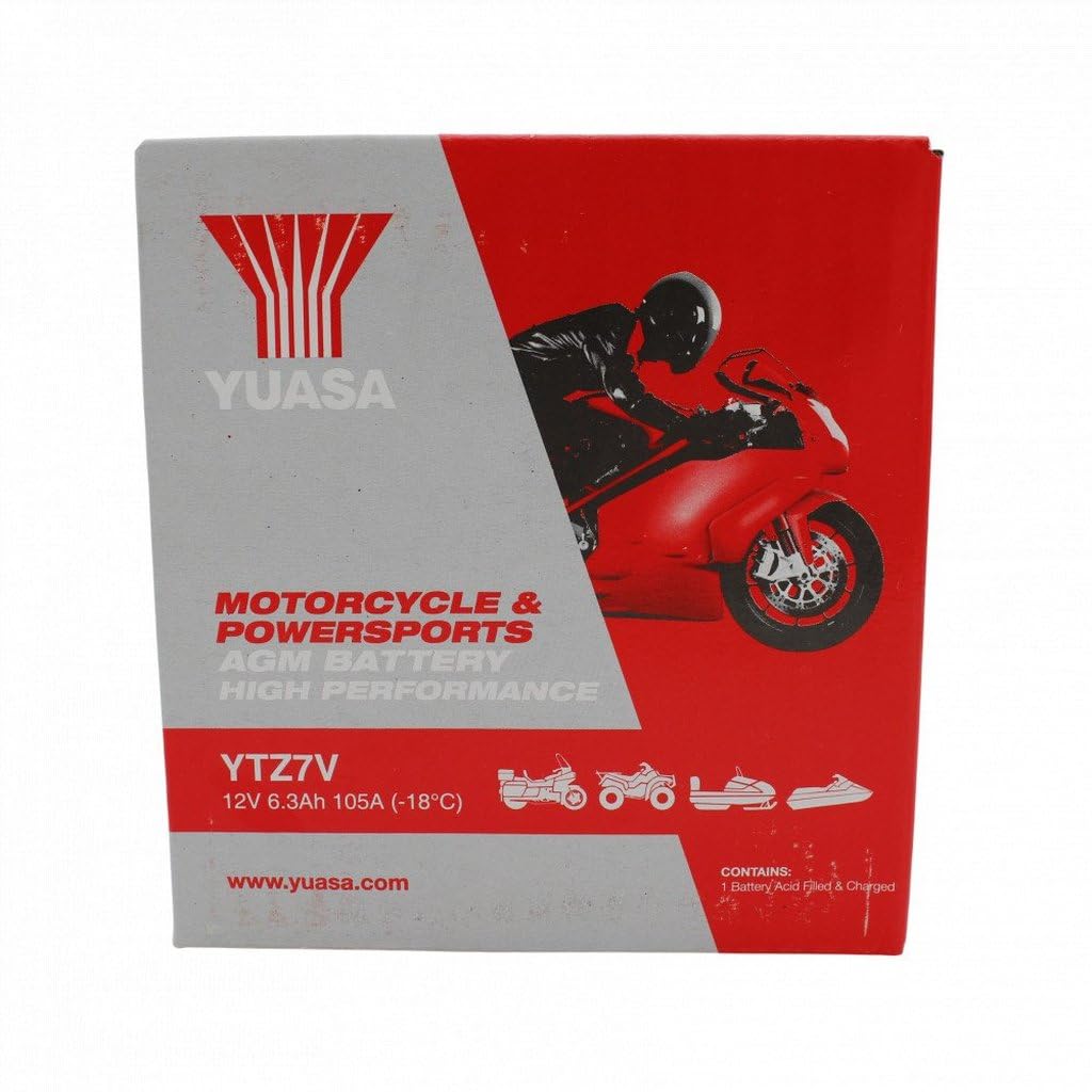 Yuasa batteria yuasa ytz7v precaricata sigillata batteria moto convenzionale 12 v capacità affidabile resistente vibrazioni