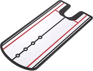 Hyclam Golf Putt Alignment Mirror with Golf Putter Line Training Aid Golf Putt Mirror for Golf Putt Practice 12" L × 7" W Golf Accessories