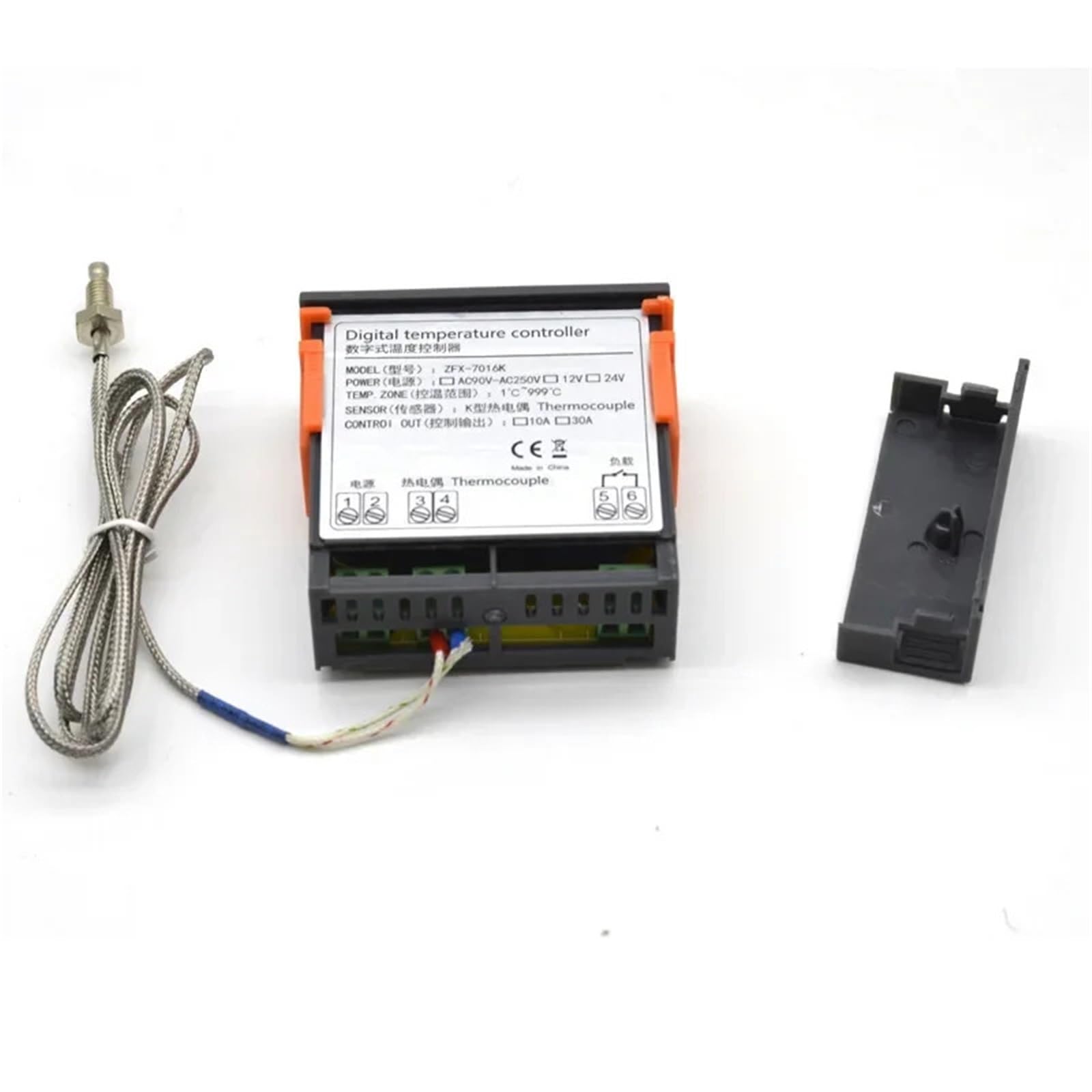 Regolatore di temperatura digitale Termostato Termoregolatore Incubatore 30A 12V/24V/220V Termostato multifunzionale con riscaldatore e raffreddatore(30A 12V)