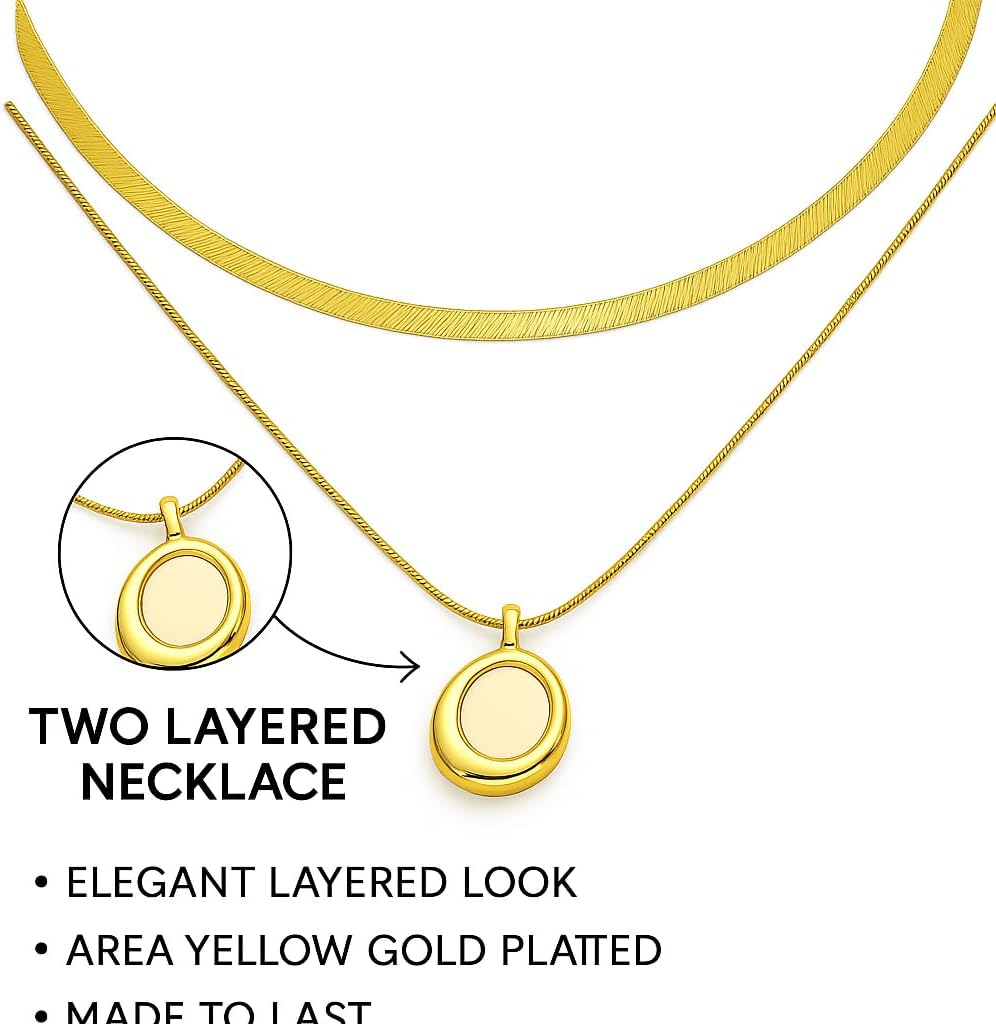 Pendant Necklace for Women, Anti Tarnish Minimalist Jewelry, Lightweight Hypoallergenic Chain for Daily Wear, Gifting & Party - Image 7