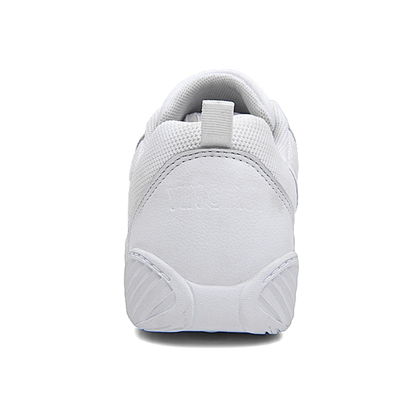 DADAWEN Damen Cheerleading Schuhe Mädchen Outdoor Turnschuhe Gymnastik Jazz Yoga Tanzschuhe Weiß