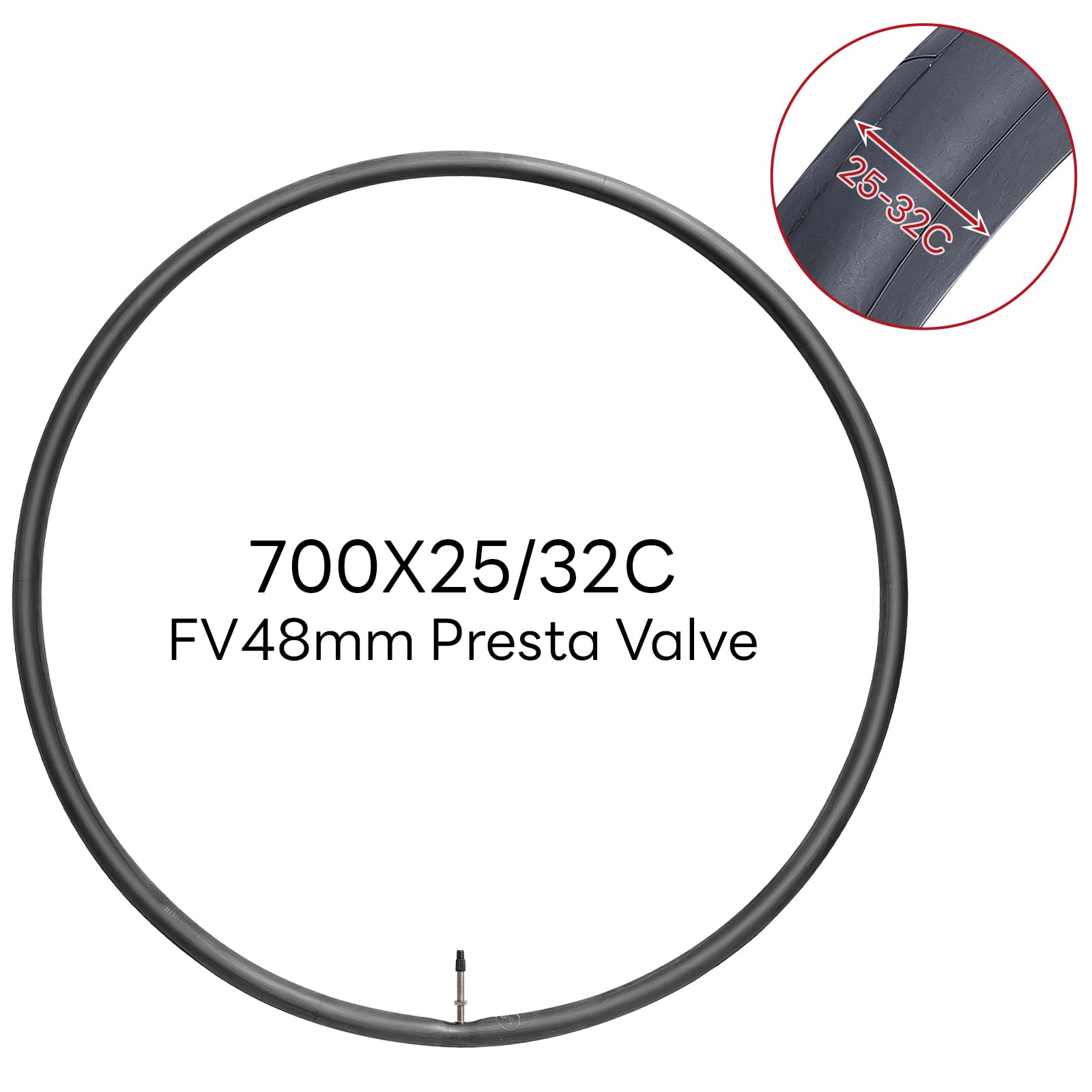 Tubolito X Tubo City Tour Camera D'aria 700c Valvola Schrader 40 - Foto 5
