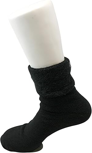 Miniatura 4 de 3 pares de calcetines negros para hombre con zona de calor, calcetines térmicos aislados para botas 100% calor térmico