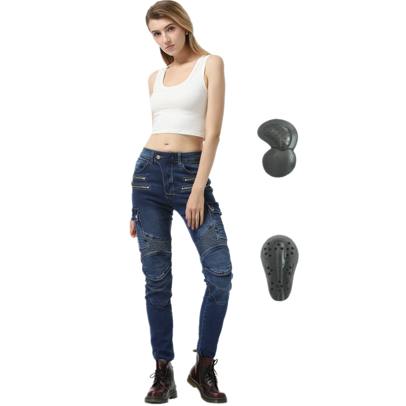 Alpinestars - Cult-8 Stretch Denim motorbroek - Biker Outfit