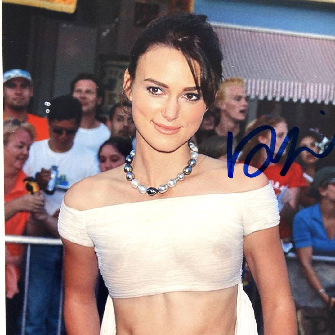 キーラ・ナイトレイ直筆サイン入写真【サイズ約13cm×18cm】パイレーツ・オブ・カリビアン/スター・ウォーズ等の作品に出演女優, image size:1080x1080