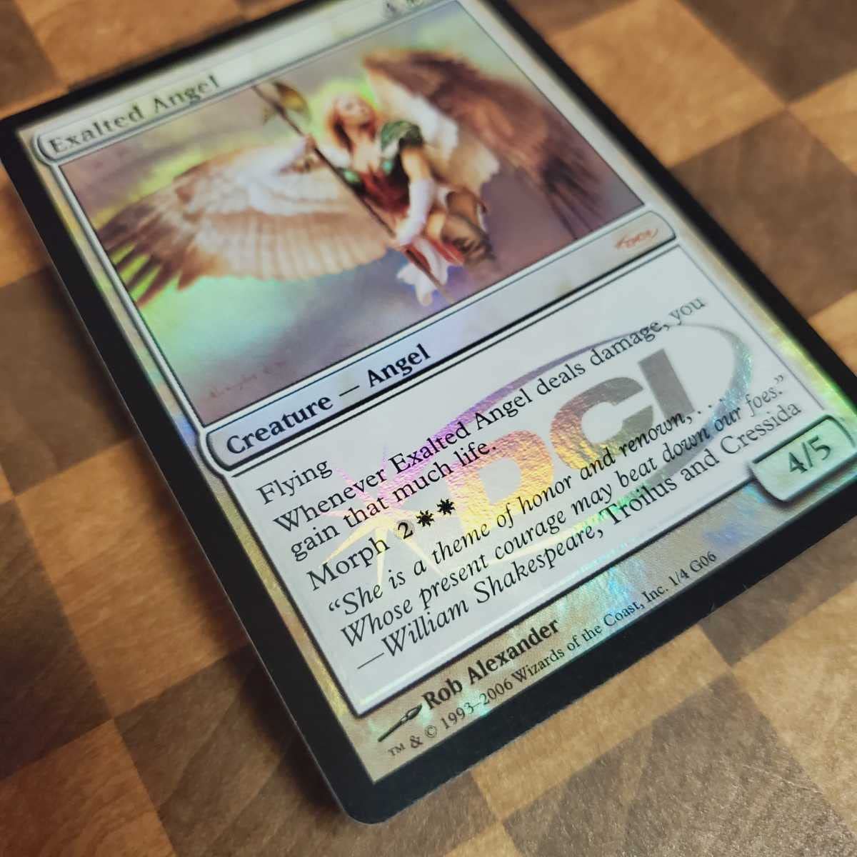 Amazon | Foil 賛美されし天使 Exalted Angel ジャッジ褒賞版 MTG 定形