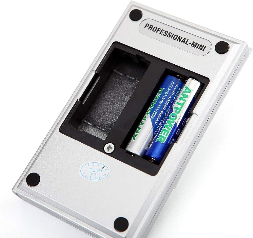 Báscula de cocina digital, báscula electrónica de bolsillo de 50 g x 0,001 g, báscula inteligente de joyería de alta precisión con mini báscula de cocina LED (tamaño: 50 g/0,001 g) ( Size : 20g/0.001g