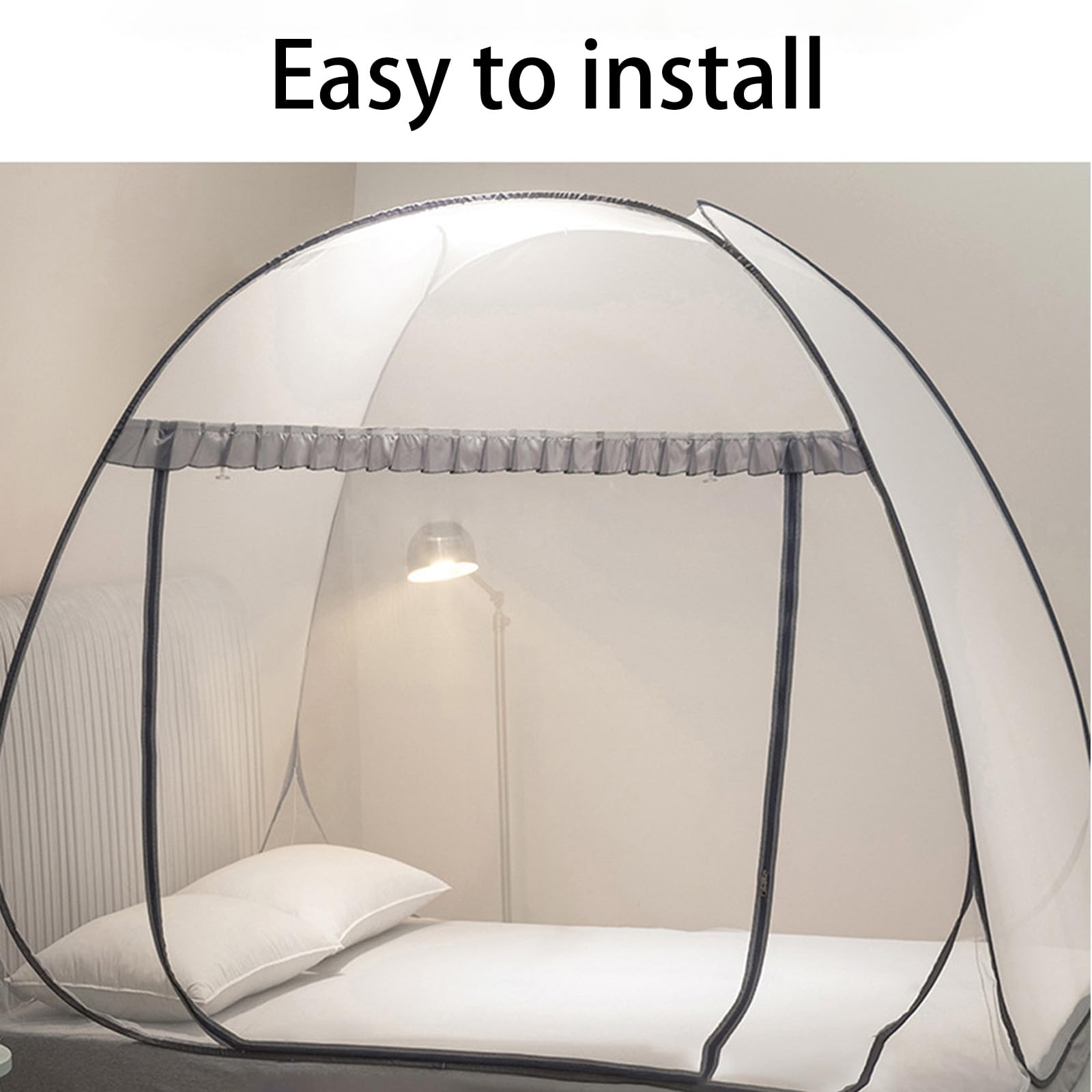 Universal Mosquitera, Mosquito Net PortáTil, Mosquitera para Cama, para El Viajes O De Camping,B,180x200cm