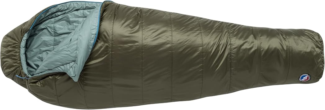 Big Agnes Anthracite - Backpacking Sleeping Bag, 3 Season, Lightweight, Compact