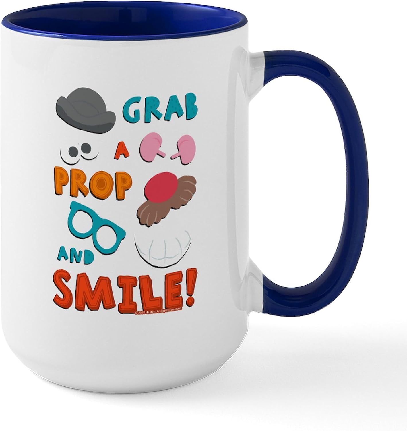 CafePress Mr. Potato Head Grab A Pr 15 Oz Ceramic Large Mug 15 oz (444 ml) Ceramic Coffee Mug