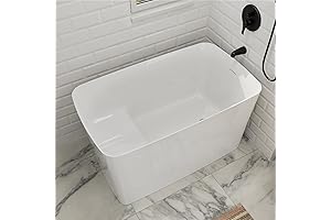 47'' Freestanding Square Japanese Soaking Tub for Pure Relaxation and Tranquility