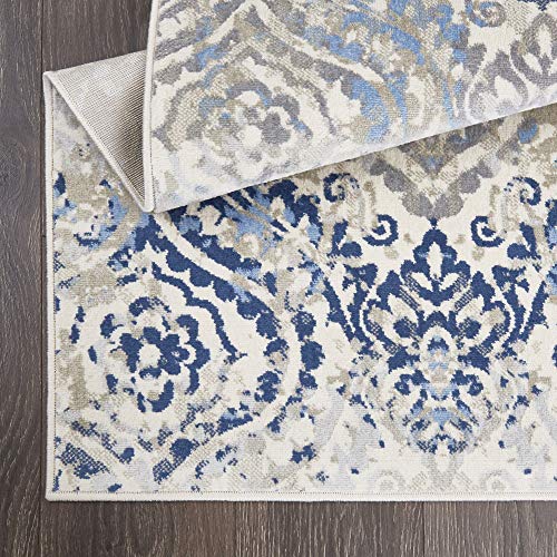 Home Dynamix Melrose Audrey Area Rug, 8x10, Ivory/Blue Best Deals and ...