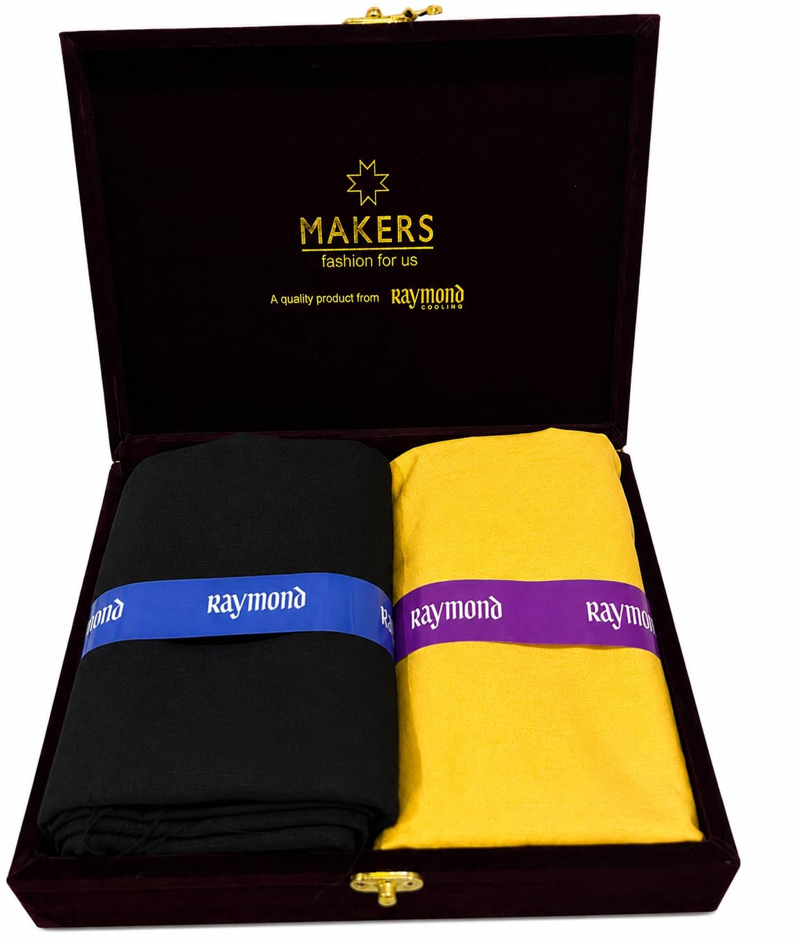 Men's Cotton Shirt and Trouser Unstitched Fabric Set - Gift Pack (Multicolour_Free Size) 80001-image-33