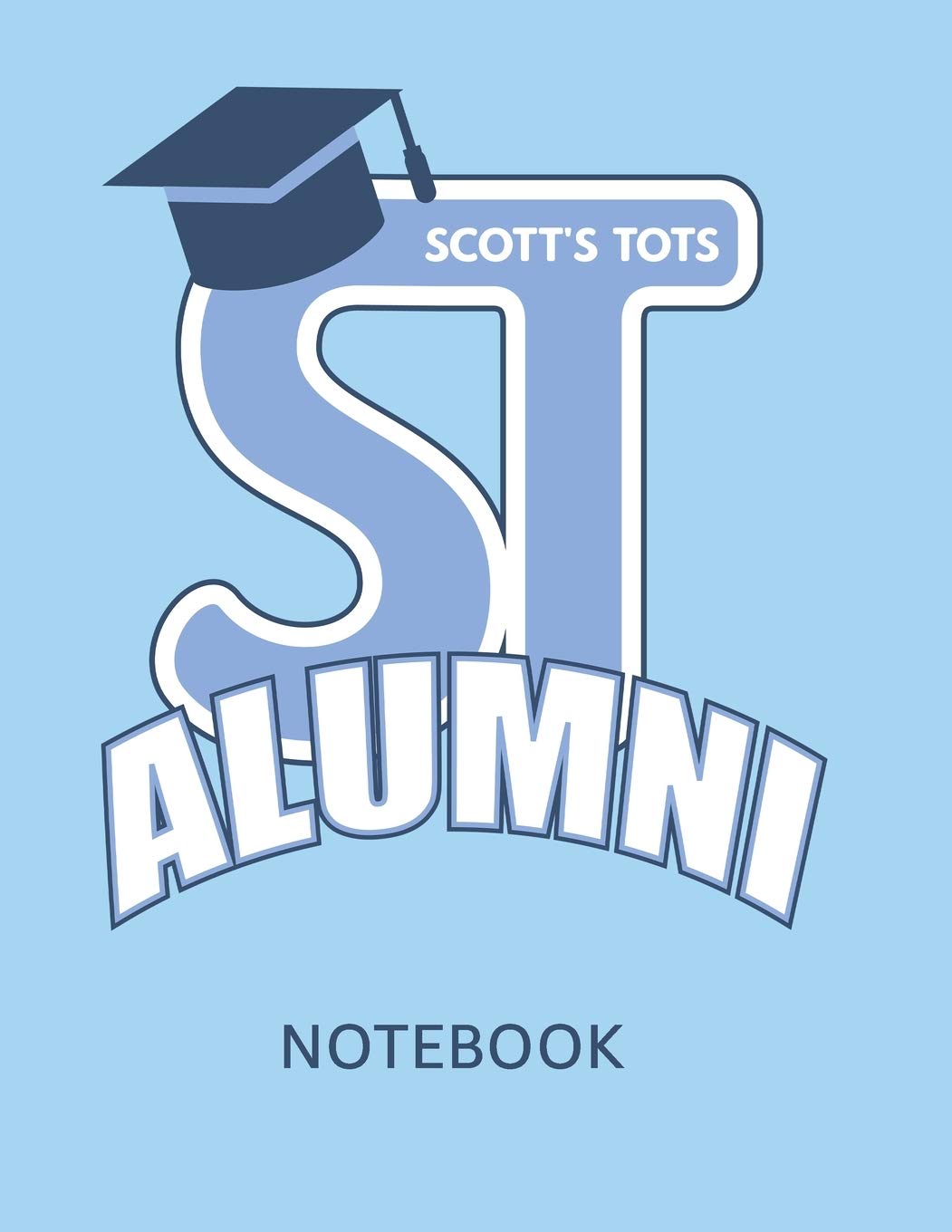 Scott's tots Notebook: Scott's tots notebook, daily journal, composition book journal, college ruled paper, 8.5x11 inches(120 pages)