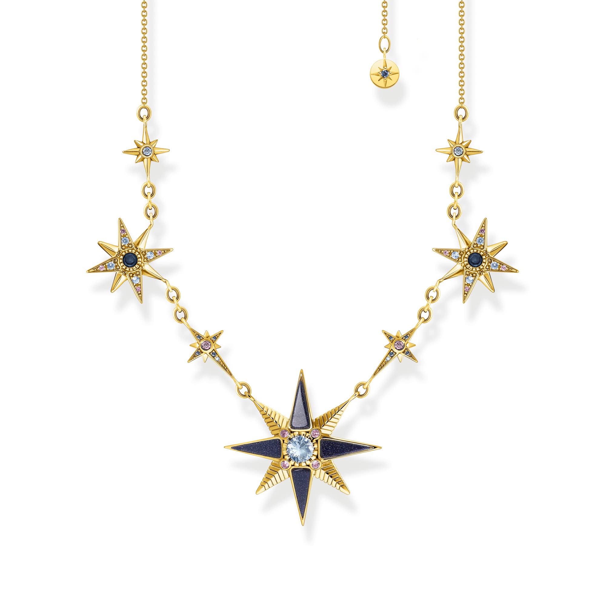 Thomas Sabo   Catena per collana argento sterling zirconia_cubica Donna, Oro, 45cm   KE2118 963 7 L45V