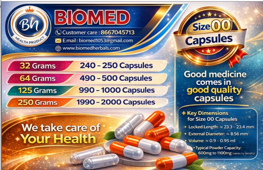 Image of Empty Gelatin Capsules Clear Transparent (CT /CT) Size 00 230 capsules
