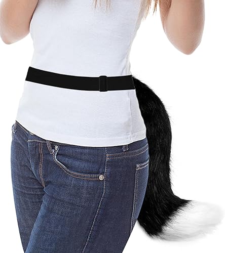 Miniatura 3 de Máscara de cabeza de perro de animales realistas peludos guantes de garra de cola de lobo completo máscaras para fiesta de Halloween, carnaval,