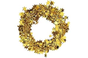 Gold Garland Decor: Sparkling Stars for Festive Occasions