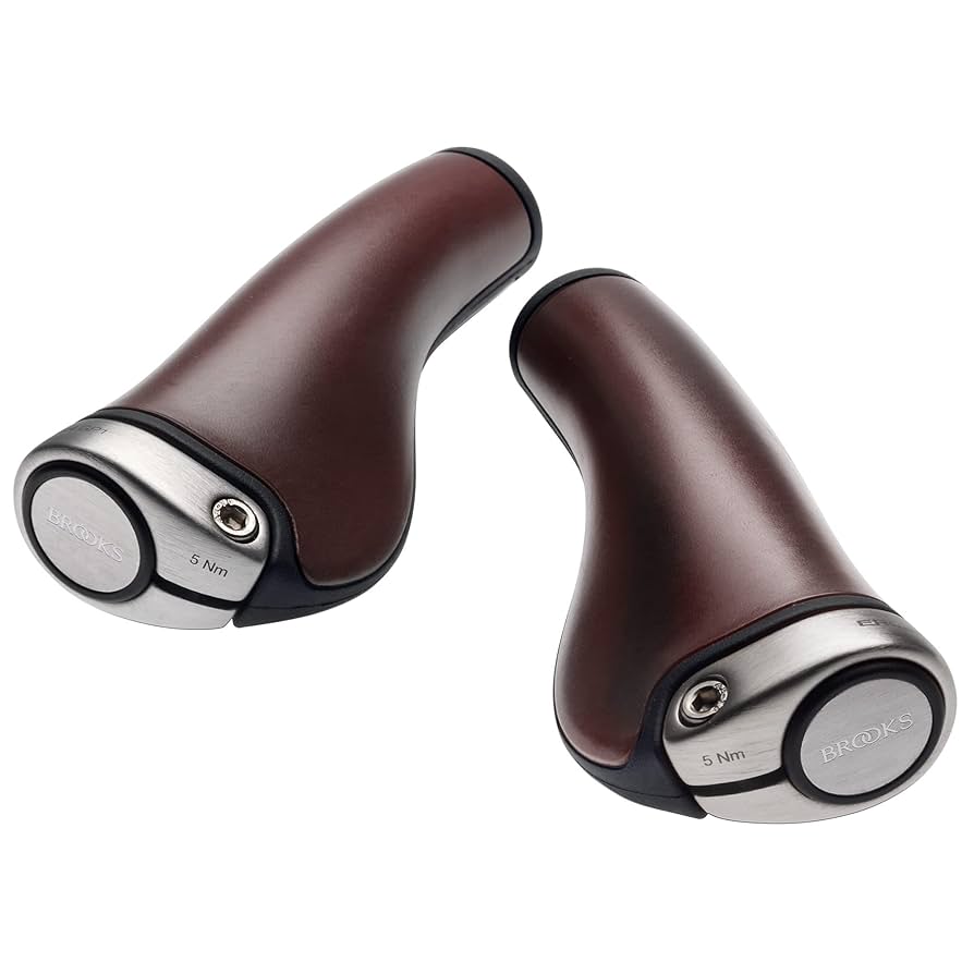 パーツ Brooks Ergon GP1 Leather Grip Brooks x Ergon Leather Grips