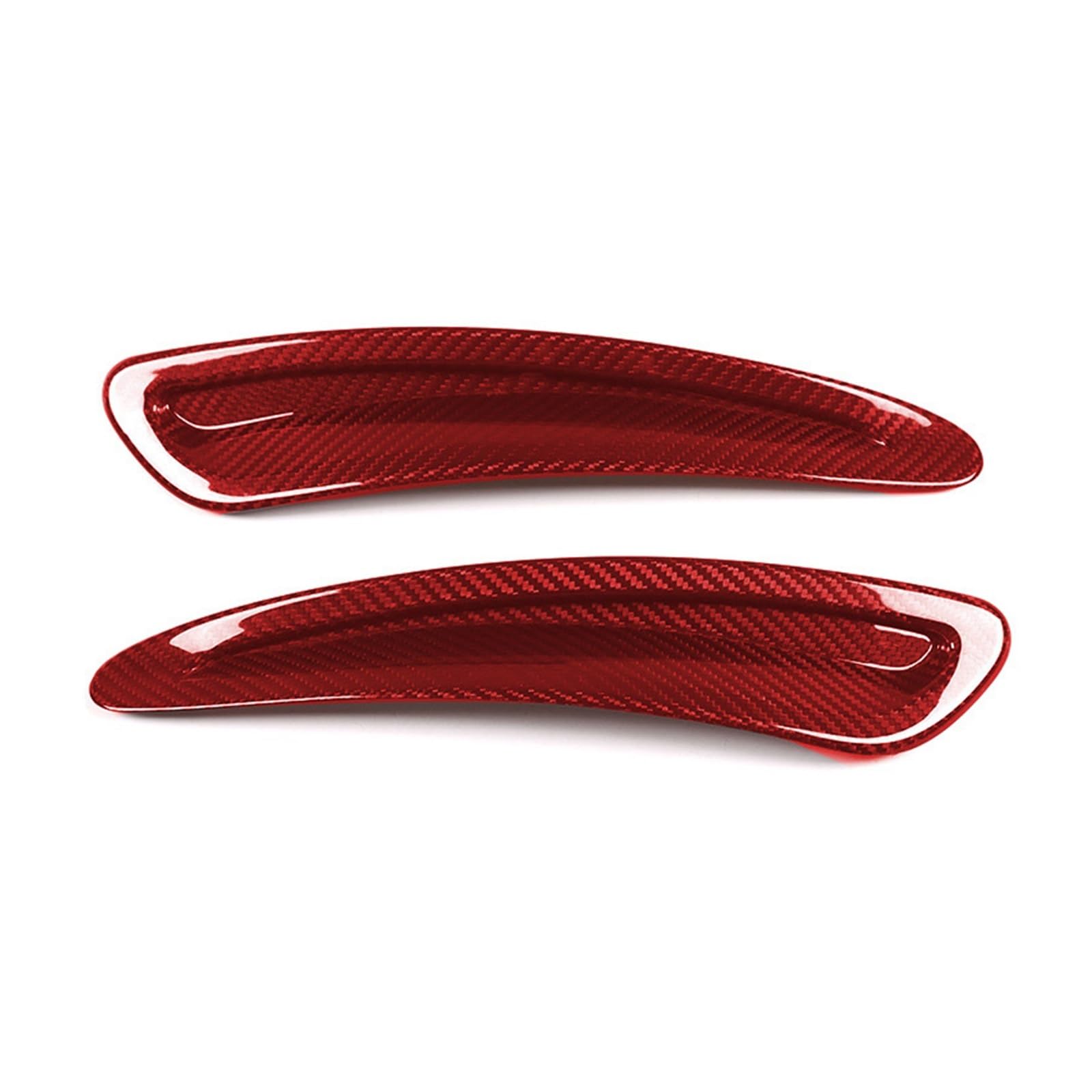 Interior Trim for Toyota for GR for Supra MK5 A90 2019-2022 Hood Vent Decoration Sticker Accessories Car Modification Cover Trim Sticker(Red Carbon Fibe)