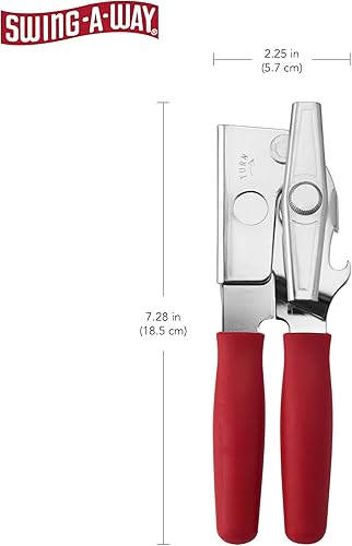 Miniatura 8 de Abrelatas Amco Swing-A-Way con grip cómodo Abrelatas Negro