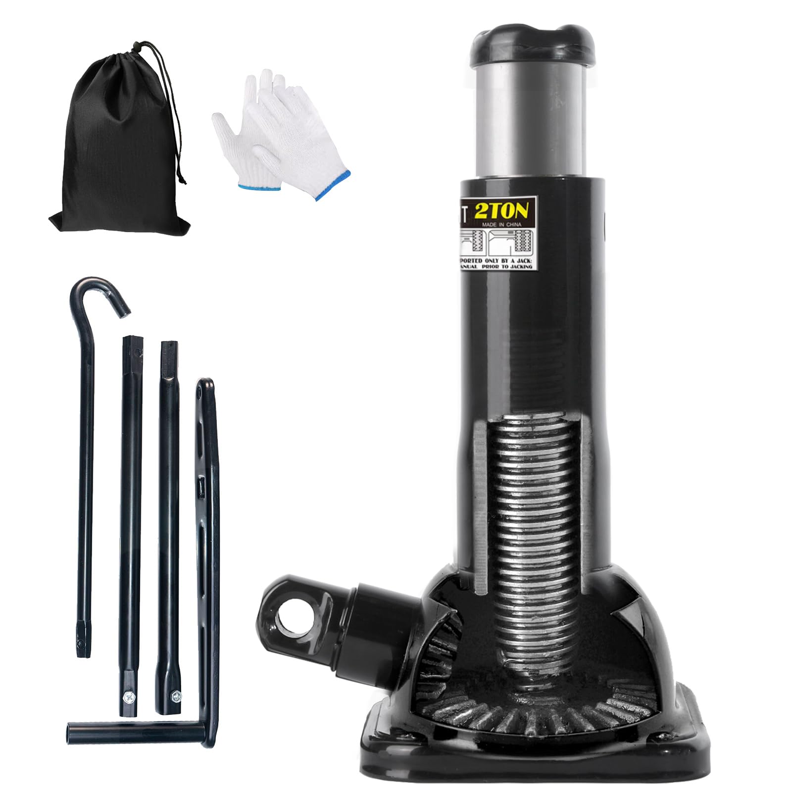 Car Jack 2 Ton and Jack Stand in One, 4000 lb Capacity, Off-Road