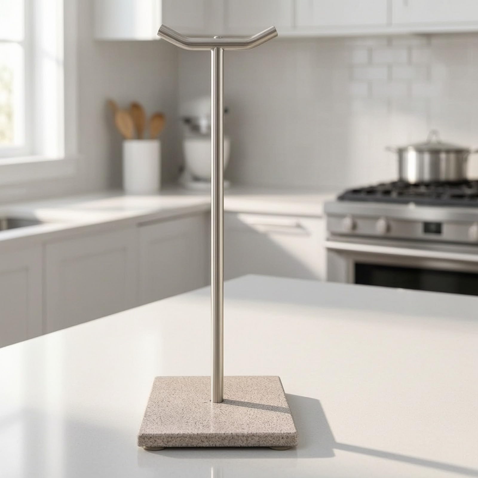 Soporte para Mango Pala Estable | Diseño Vertical Compacto, Soporte para Pala Pizza, Cocinas Profesionales, Pizzeros, Panaros