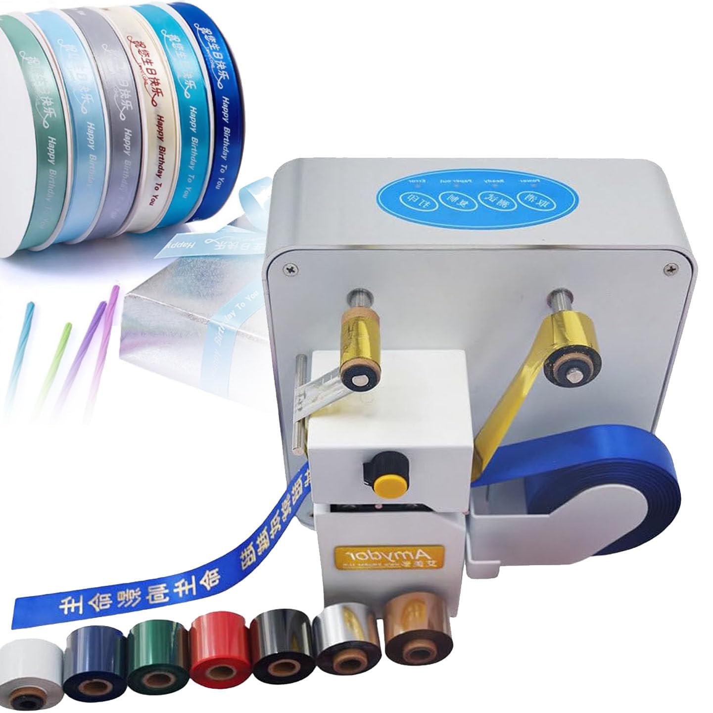 XNXYSMKJ Automatic Digital Thermal Ribbon Hot Foil Stamping Machine, High-Speed 120 M/h for Efficient Hot Stamping and Foil Printing, Catering To Various Crafting