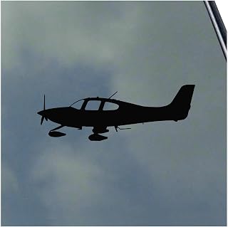 Cirrus SR22 Pilot Side Vinyl Sticker Decal Utility Aircraft Travel Travel