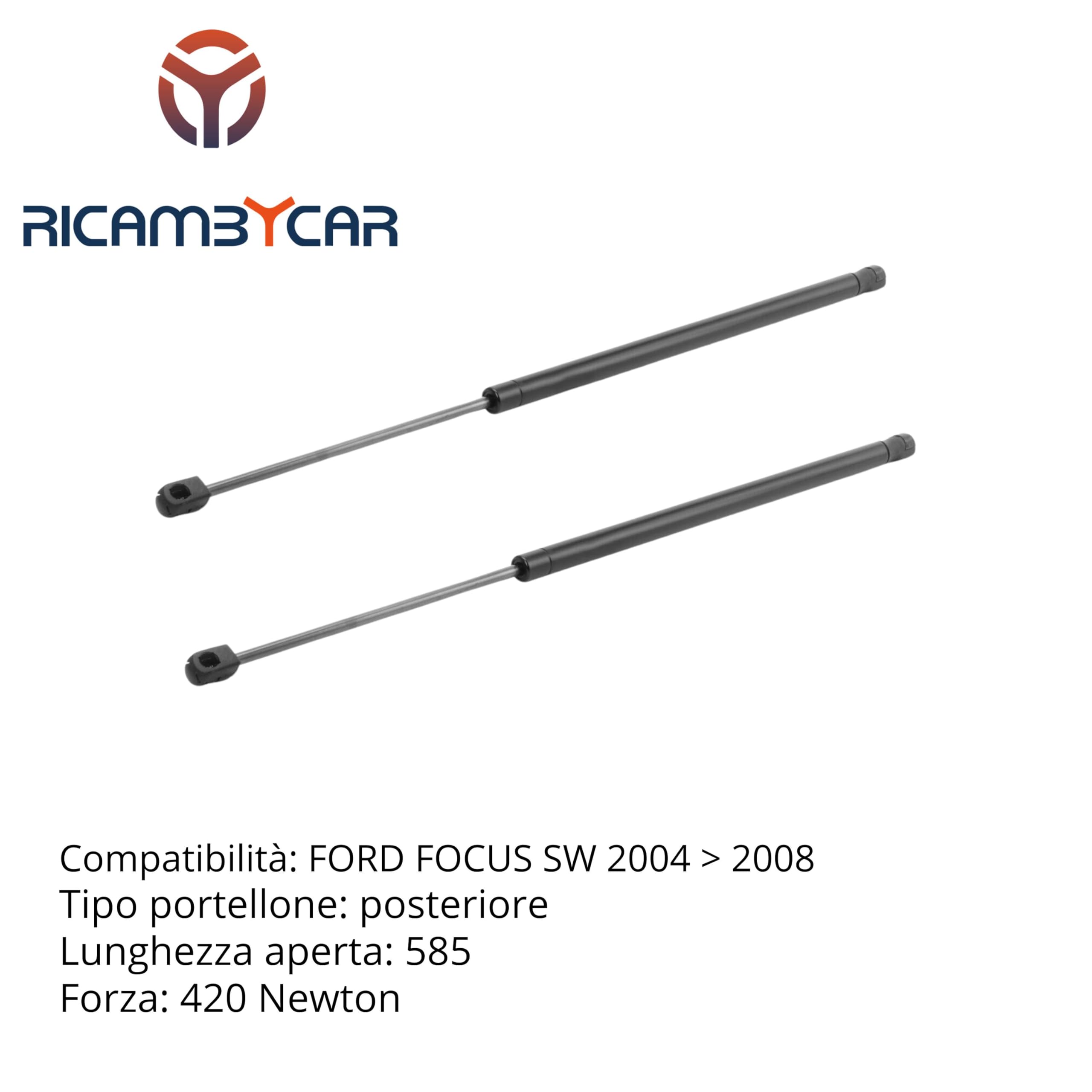 Frankberg 2 Ammortizzatori A Gas Per Cancello Posteriore Dacia Logan / Sandero Stepway Berlina 2007-2021 – Ricambio OEM 8200735264 - 5