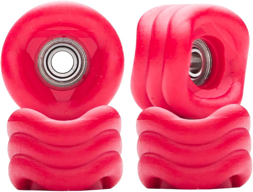Maple Shark Fingerboard Wheels Blue and White Swirl