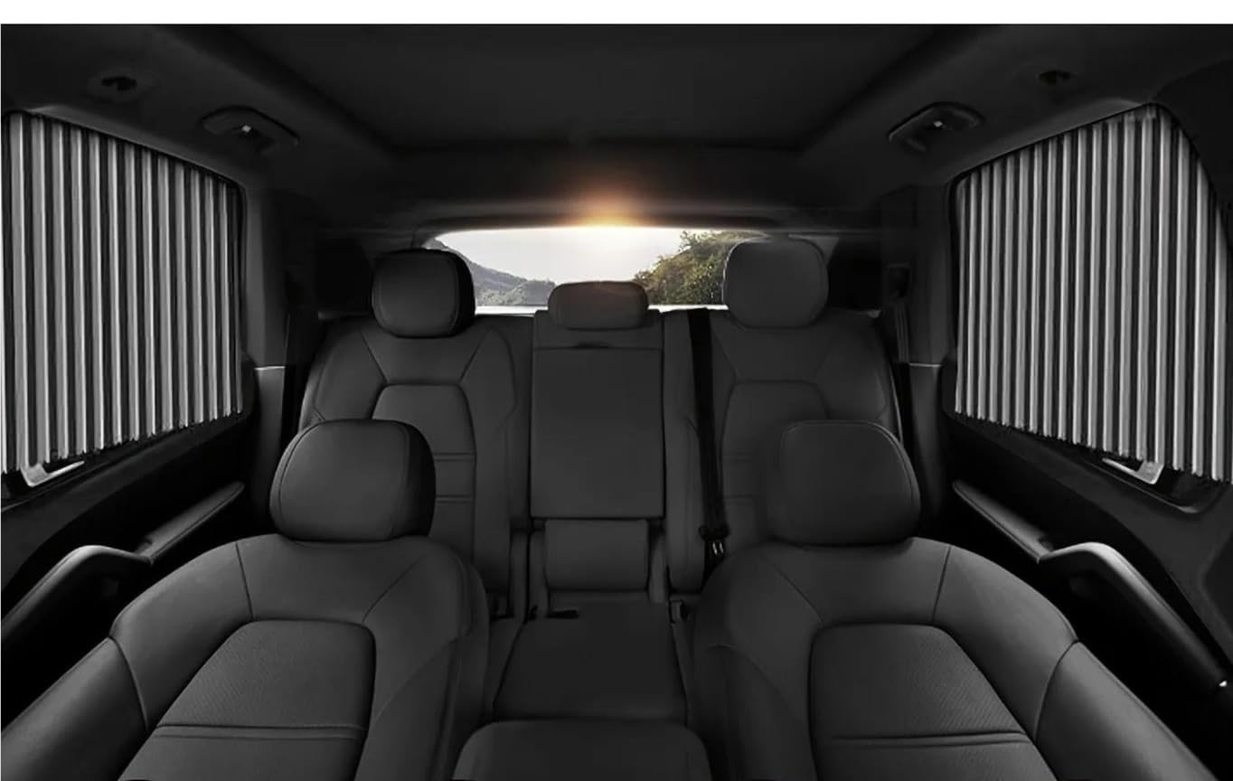 Parasoles Magnéticos Ajustables Para Ventanas De Coche Para Acampar 4 Unidades Portátiles Parasol Coche Magnético(Silver-4pcs)