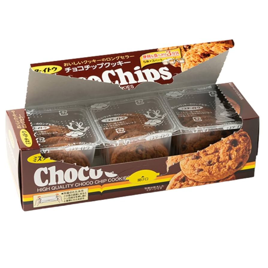 Amazon.co.jp: チョコチップクッキー 15枚入り まとめ買い